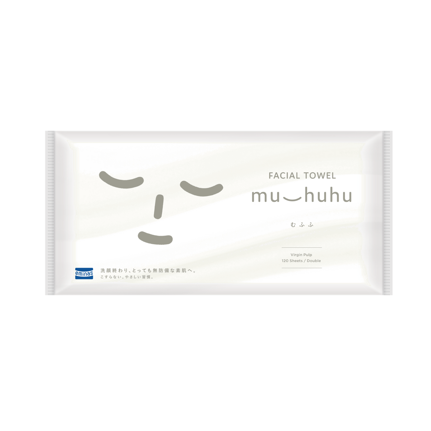 洗顔専用ペーパータオル mu_huhu (ムフフ) 120組:通常価格から5%OFFで購入可。利用期間:2025年3月31日まで(予告なく変更になる可能性があります)